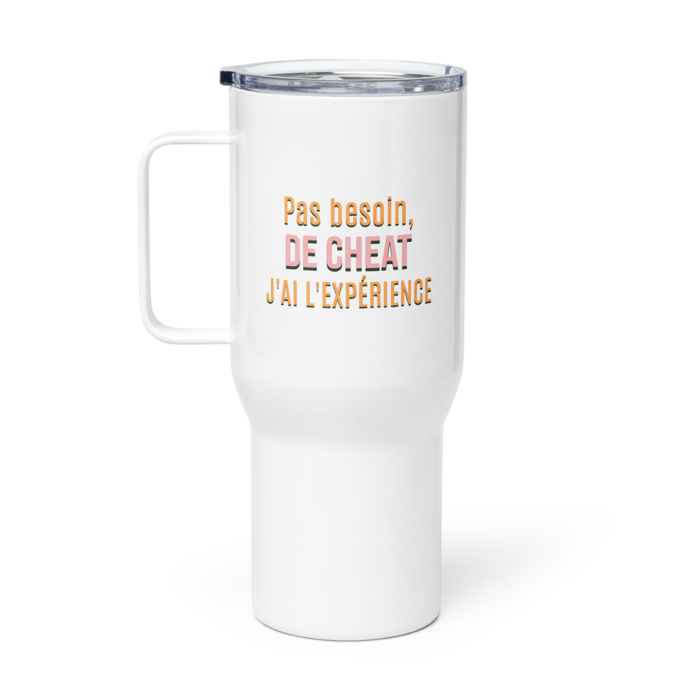 Mug de Voyage Inox Isotherme – Anti-Fuite, Idéal Voiture & Déplacements