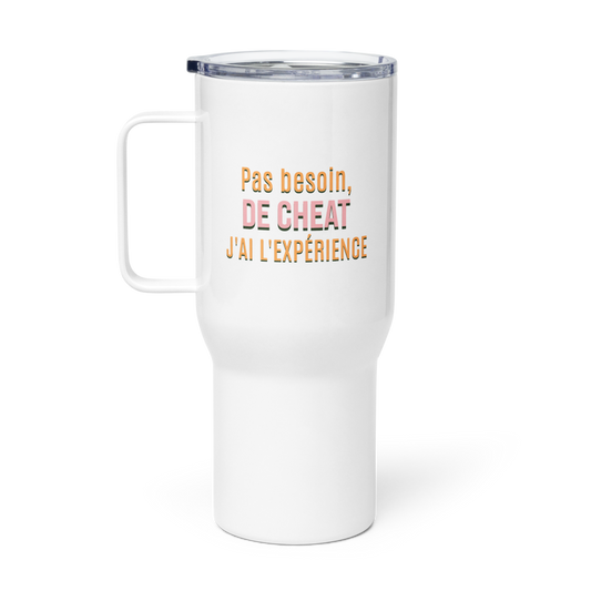 Mug de Voyage Inox Isotherme – Anti-Fuite, Idéal Voiture & Déplacements