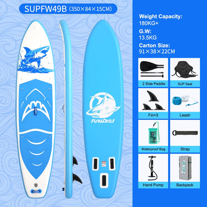 Stand Up Paddle Gonflable 11’ – Stable, Léger & Complet