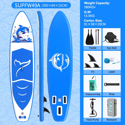 Stand Up Paddle Gonflable 11’ – Stable, Léger & Complet