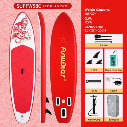 Stand Up Paddle Gonflable 11’ – Stable, Léger & Complet