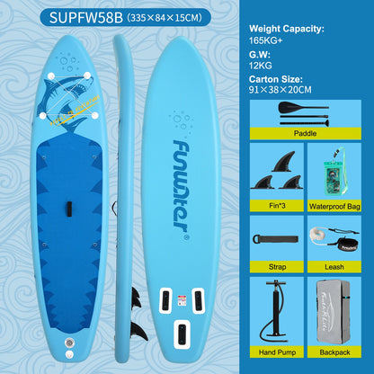 Stand Up Paddle Gonflable 11’ – Stable, Léger & Complet