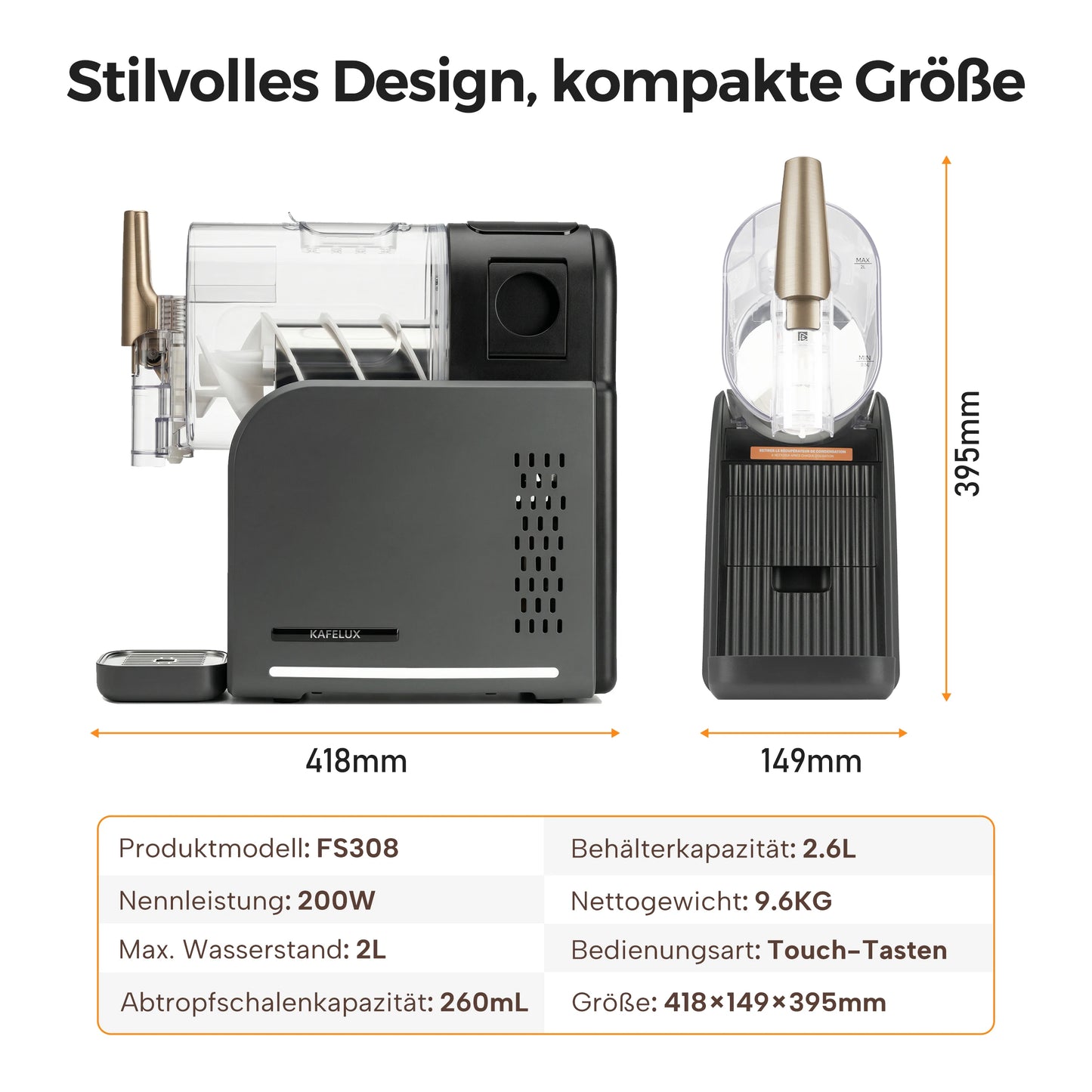 Machine à Granité Premium 2L – Sans Glace, Rapide & Facile à Nettoyer