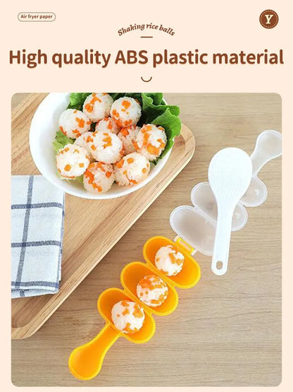 Moule à Riz Multi-Formes – Shaker Plastique Durable pour Boules de Riz et Bento Créatif