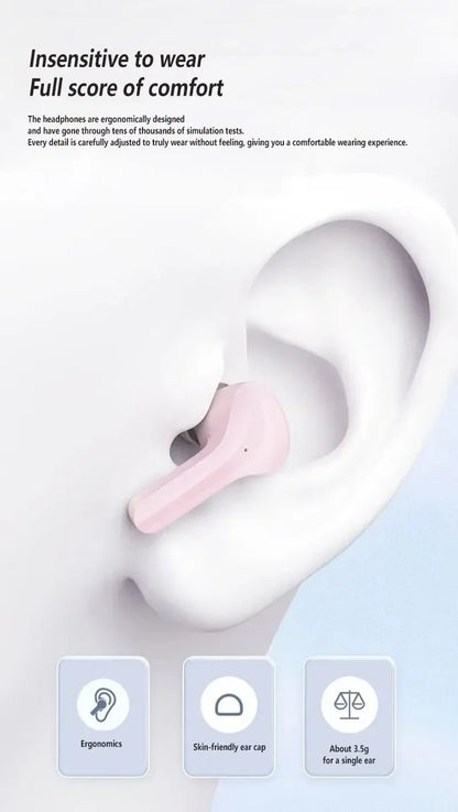 Écouteurs Bluetooth T2 LED HiFi Sans Fil