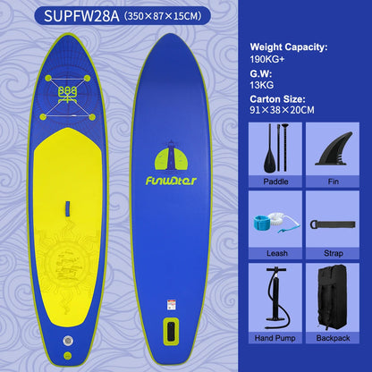 Stand Up Paddle Gonflable 11’ – Stable, Léger & Complet