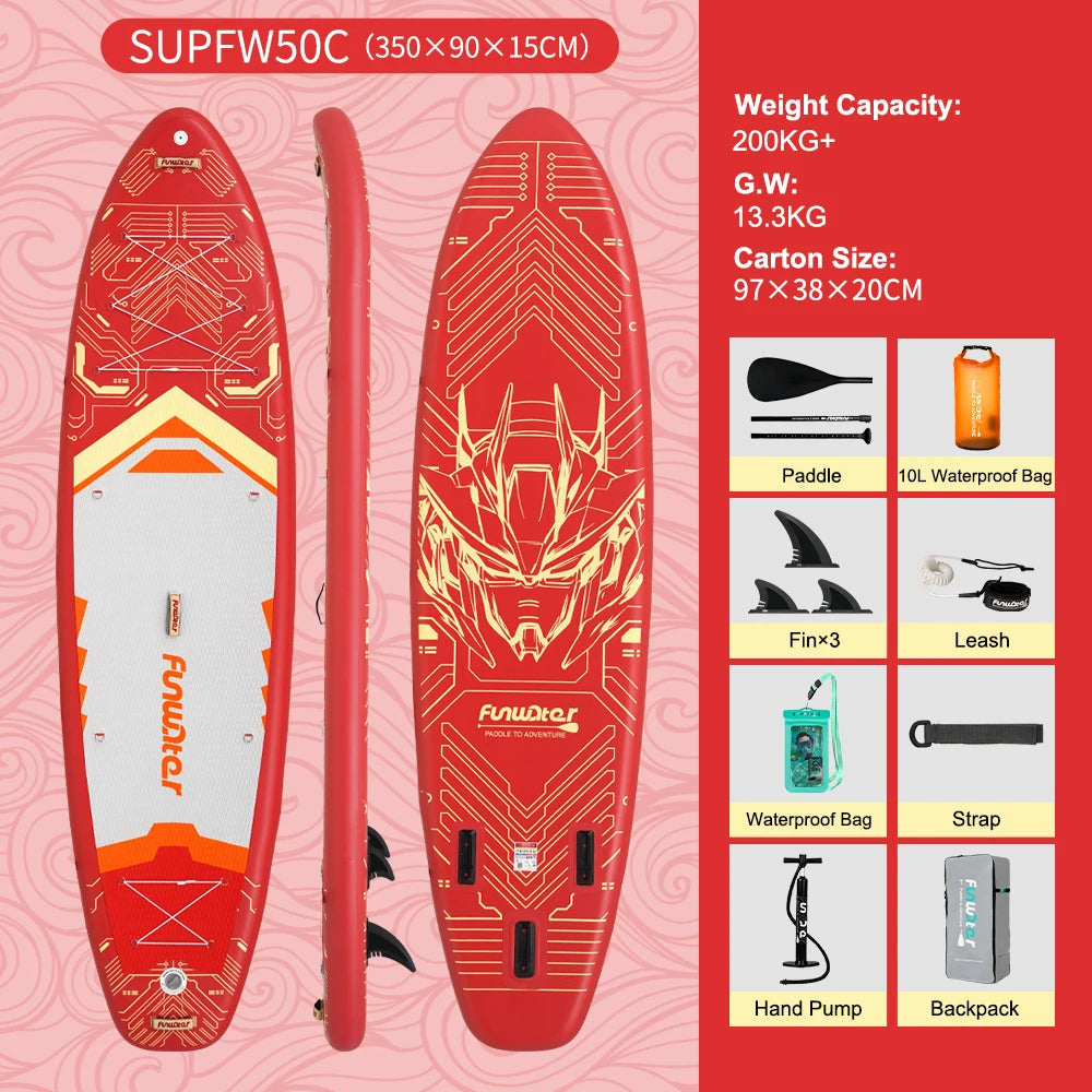 Stand Up Paddle Gonflable 11’ – Stable, Léger & Complet