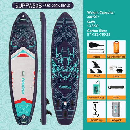 Stand Up Paddle Gonflable 11’ – Stable, Léger & Complet
