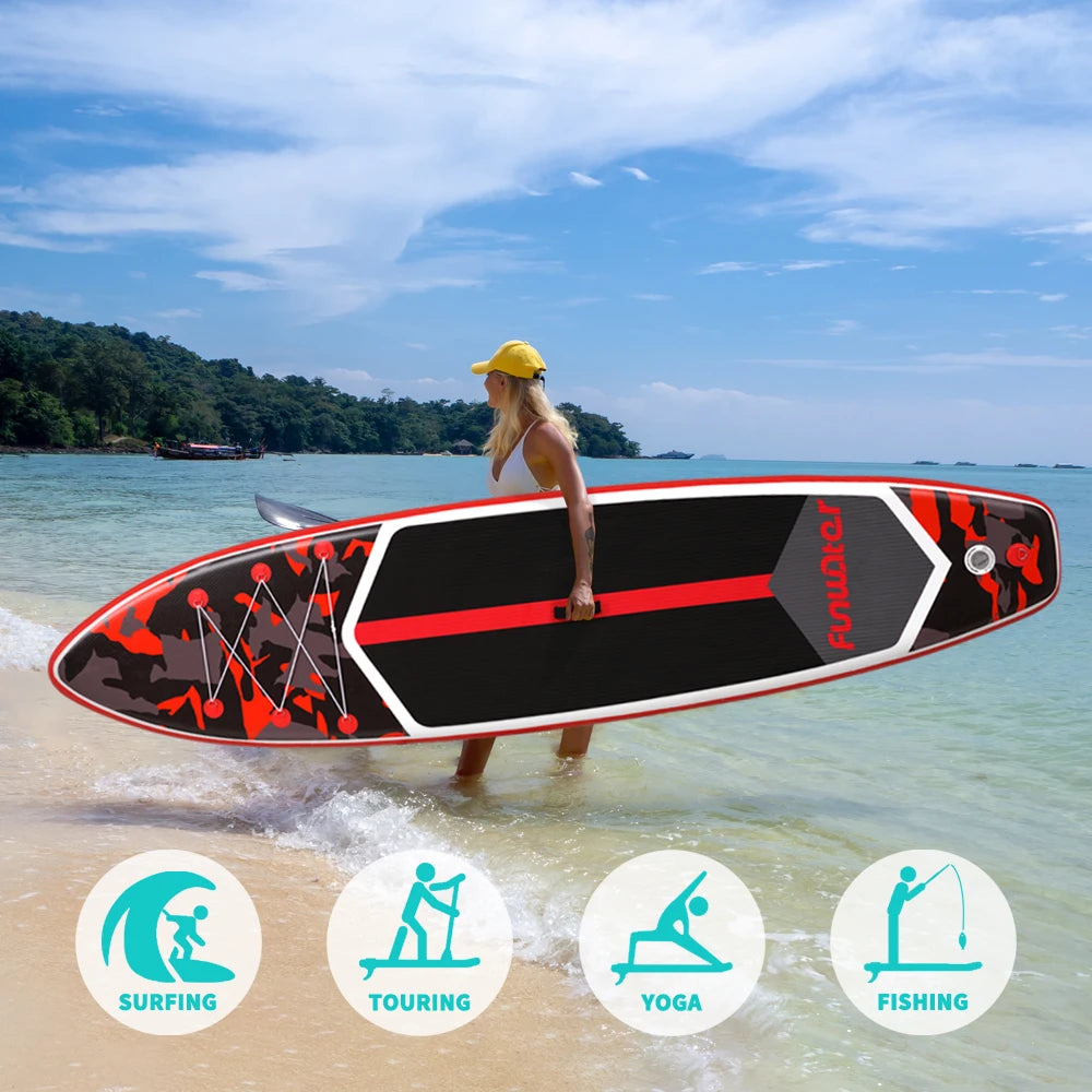 Stand Up Paddle Gonflable 11’ – Stable, Léger & Complet
