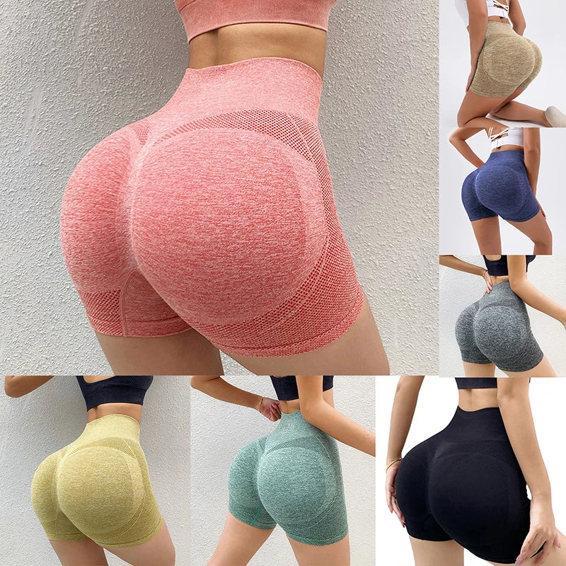 Short Fitness Femme Taille Haute Push-Up – Sculptant & Confort