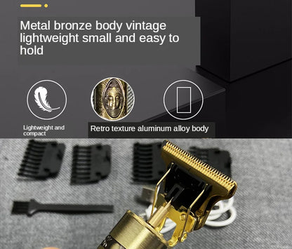 Tondeuse pour barbe et cheveux : OHS T9 en alliage de titane