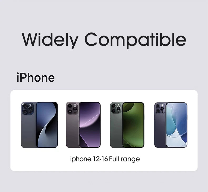 Chargeur sans fil magnétique 3-en-1 Qi2 – Charge rapide 15W