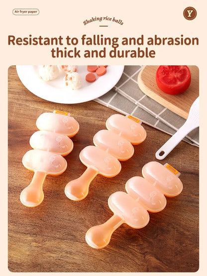 Moule à Riz Multi-Formes – Shaker Plastique Durable pour Boules de Riz et Bento Créatif