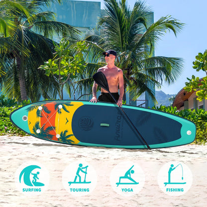 FunWater Stand Up Paddle Gonflable 320-385 cm – Planche SUP Antidérapante pour Surf et Sports Nautiques